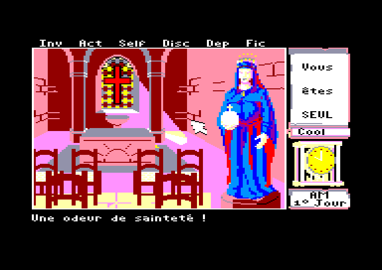 screenshot of the Amstrad CPC game Mortville Manor by GameBase CPC