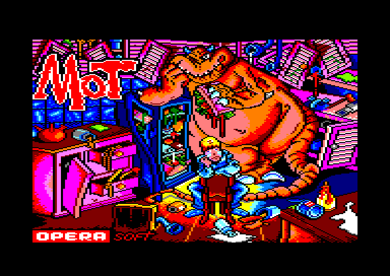 screenshot of the Amstrad CPC game Mot