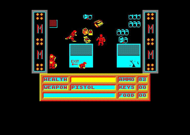 screenshot of the Amstrad CPC game Motor massacre by GameBase CPC