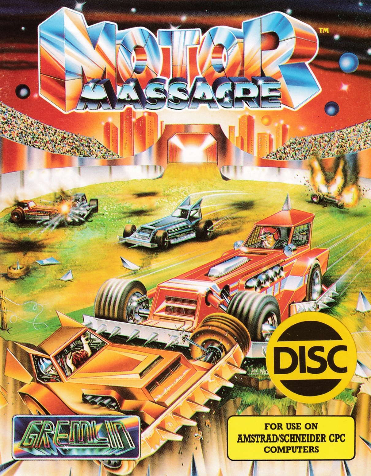 cover of the Amstrad CPC game Motor Massacre  by GameBase CPC