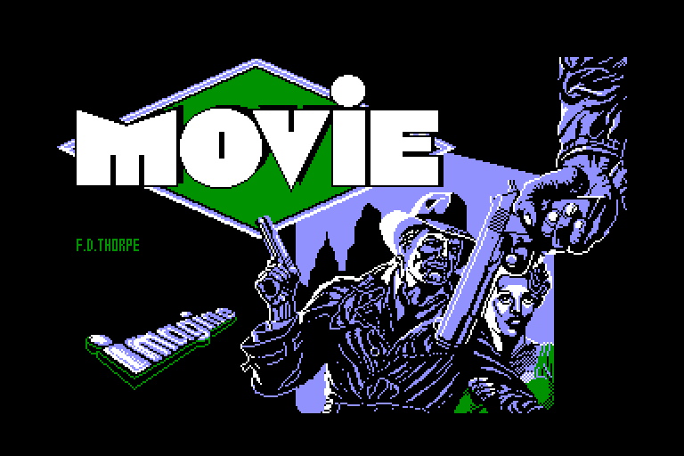 screenshot of the Amstrad CPC game Movie