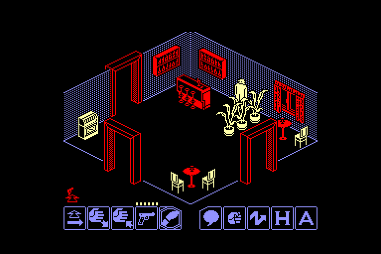 screenshot of the Amstrad CPC game Movie by GameBase CPC