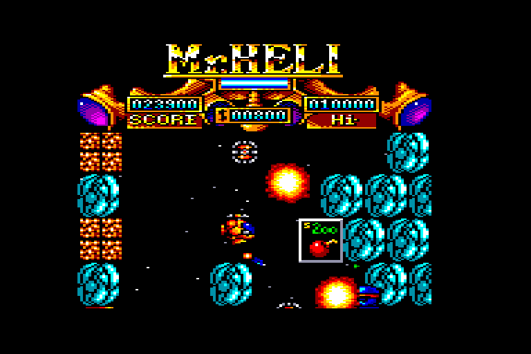 screenshot of the Amstrad CPC game Mr. Heli by GameBase CPC