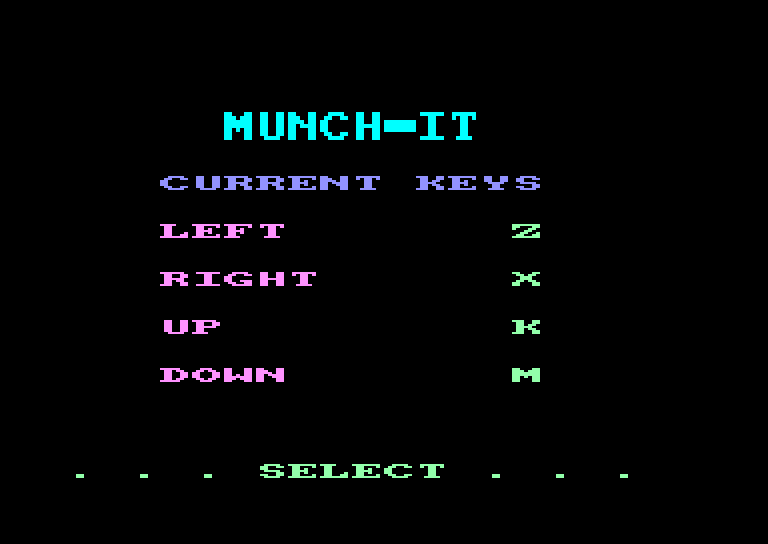 screenshot of the Amstrad CPC game Munch-It by GameBase CPC