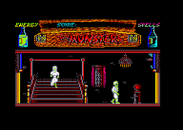 screenshot of the Amstrad CPC game Munsters (the) by GameBase CPC