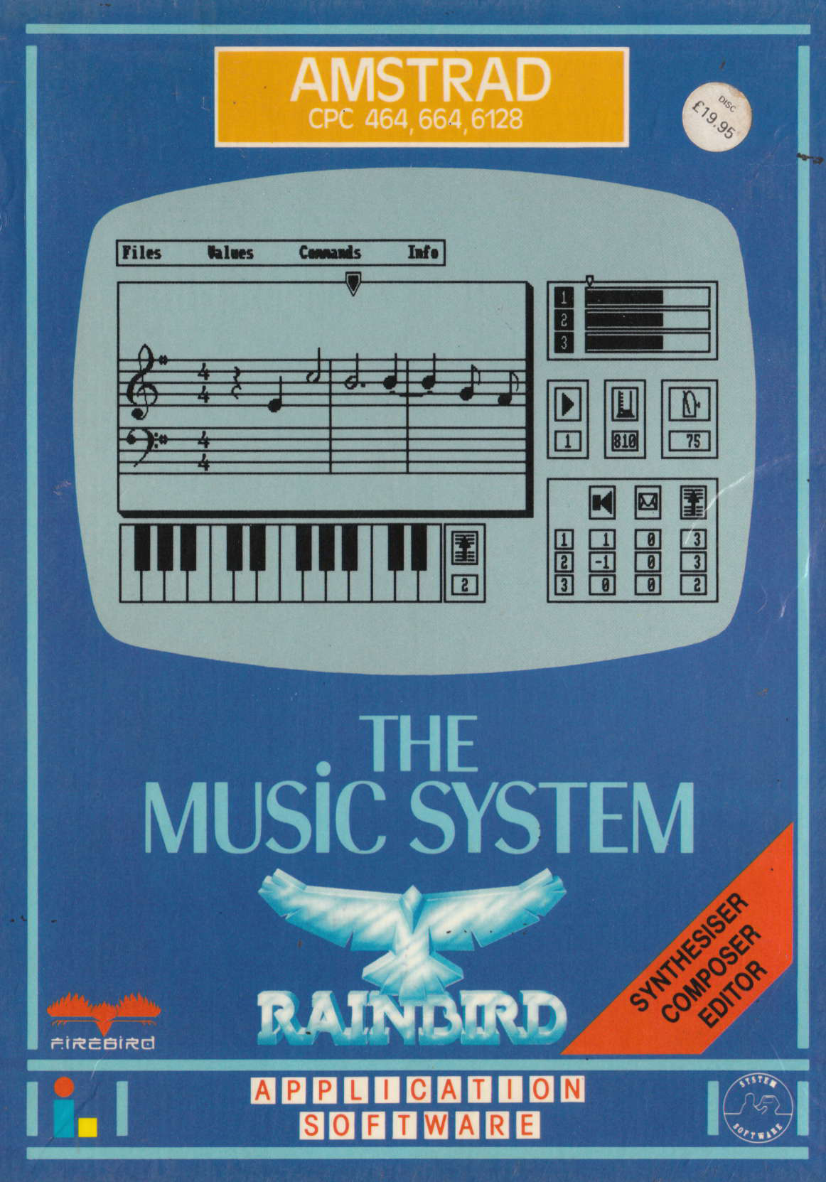 screenshot of the Amstrad CPC game Advanced Music System (the) by GameBase CPC