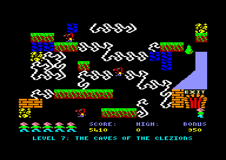 screenshot of the Amstrad CPC game Mutant Monty by GameBase CPC