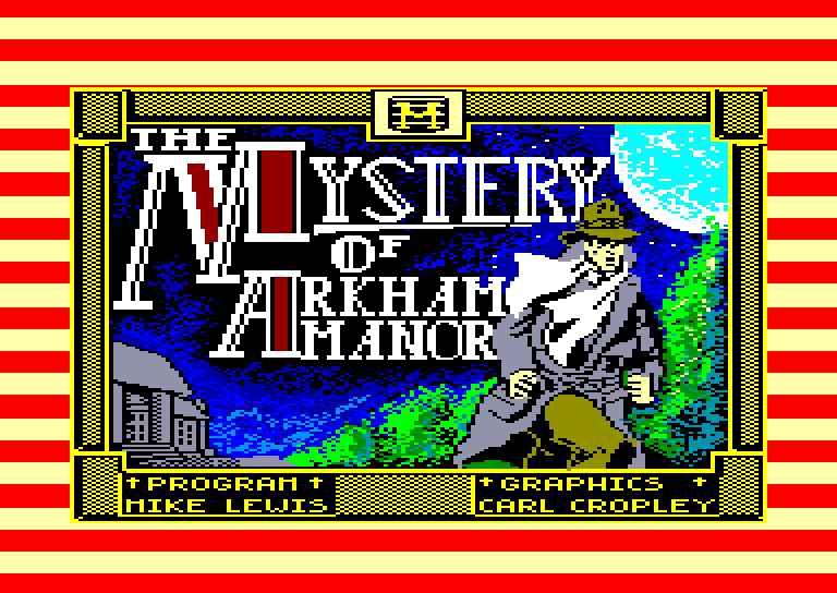 screenshot of the Amstrad CPC game Mystery of arkham manor (the) by GameBase CPC