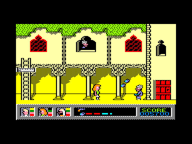 screenshot of the Amstrad CPC game Mystery of the nile (the) by GameBase CPC