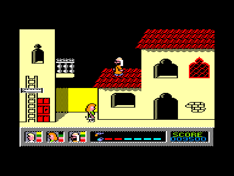 screenshot of the Amstrad CPC game Mystery of the nile (the) by GameBase CPC