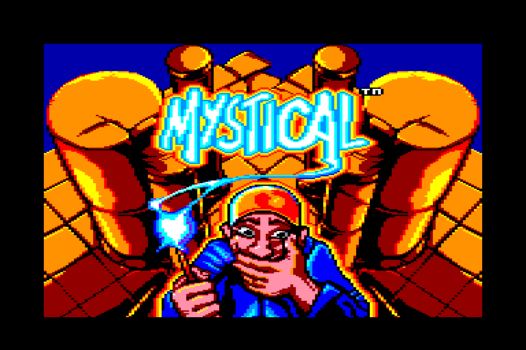 screenshot of the Amstrad CPC game Mystical by GameBase CPC