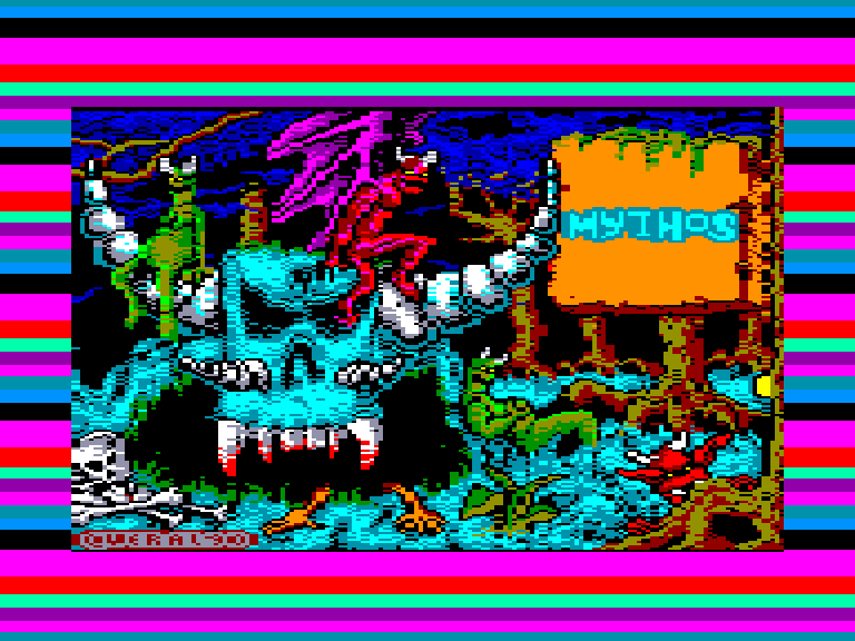 screenshot of the Amstrad CPC game Mythos by GameBase CPC