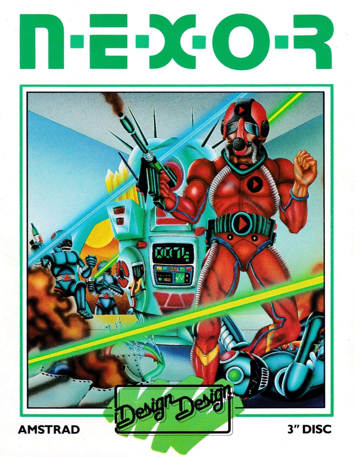 cover of the Amstrad CPC game N.E.X.O.R.  by GameBase CPC