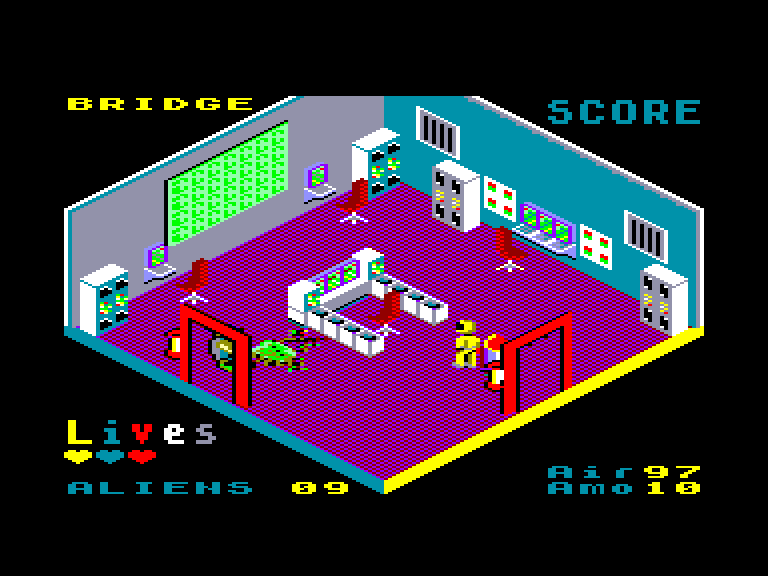 screenshot of the Amstrad CPC game NEIL Android by GameBase CPC