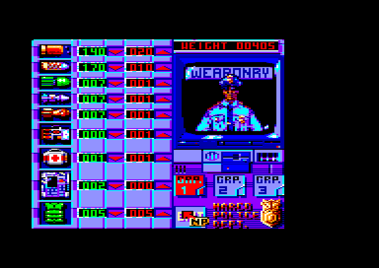 screenshot of the Amstrad CPC game Narco police by GameBase CPC