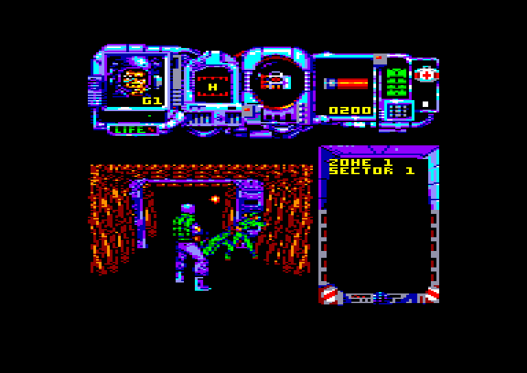 screenshot of the Amstrad CPC game Narco police by GameBase CPC