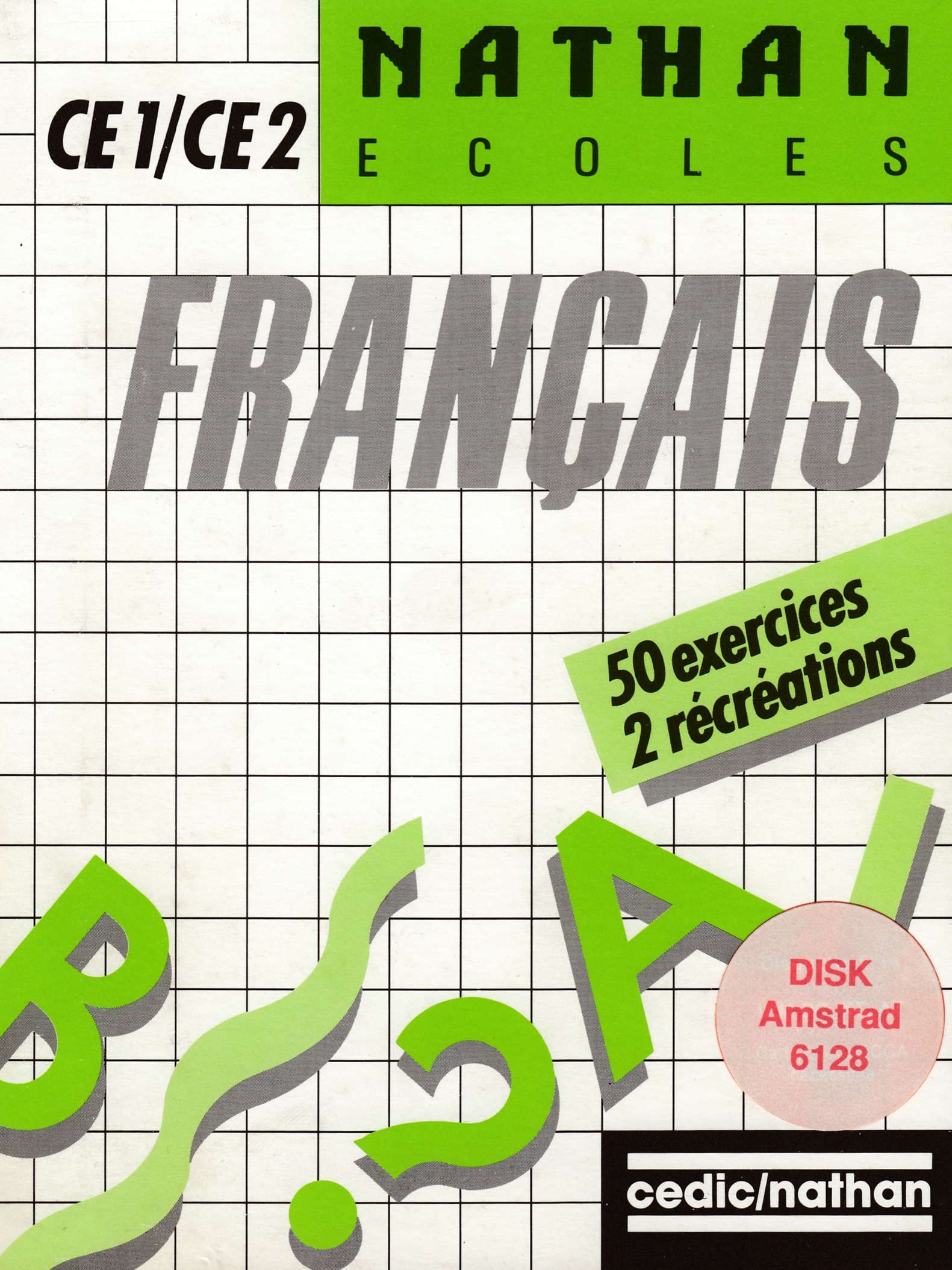 cover of the Amstrad CPC game Nathan Ecoles Francais CE2  by GameBase CPC