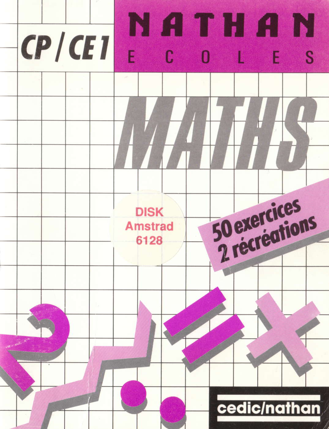 cover of the Amstrad CPC game Nathan Ecoles Maths CE1  by GameBase CPC