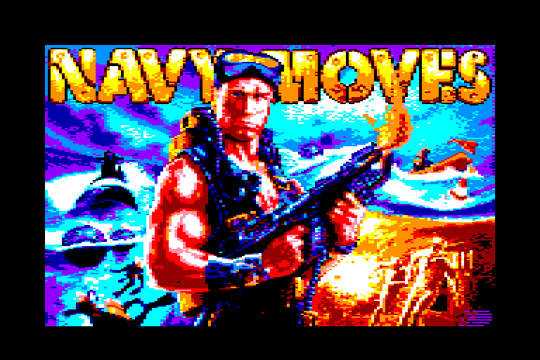 screenshot of the Amstrad CPC game Navy Moves by GameBase CPC