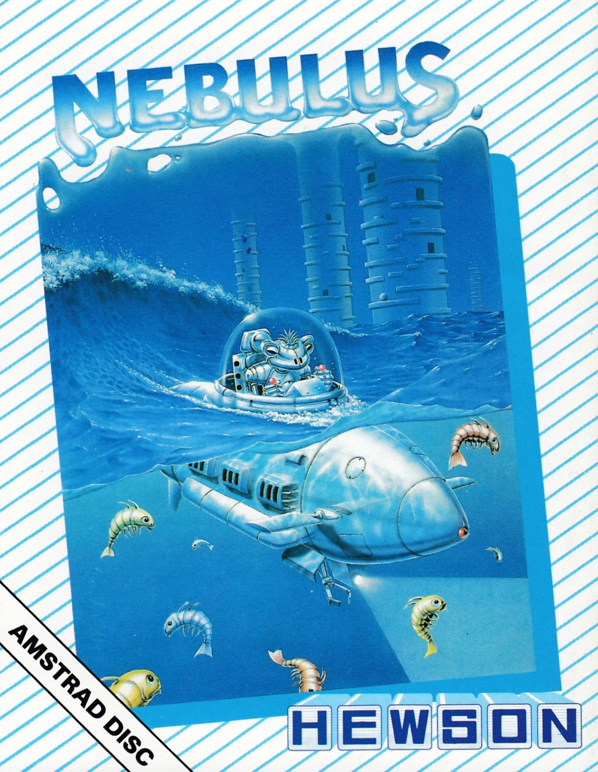 screenshot of the Amstrad CPC game Nebulus by GameBase CPC