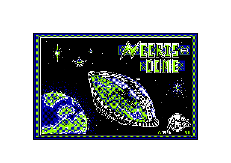 screenshot of the Amstrad CPC game Necris-dome (the) by GameBase CPC