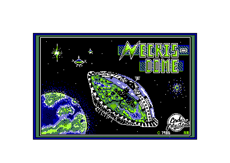 screenshot of the Amstrad CPC game Necris-Dome (the) by GameBase CPC