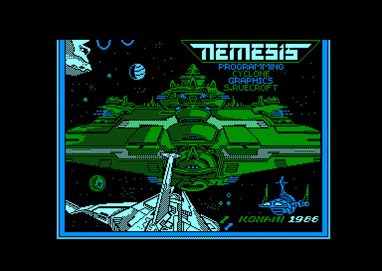 screenshot of the Amstrad CPC game Nemesis by GameBase CPC