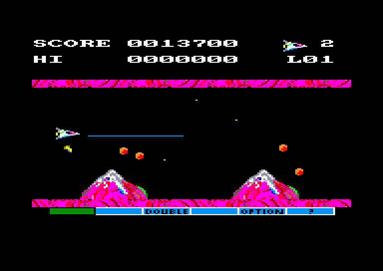 screenshot of the Amstrad CPC game Nemesis by GameBase CPC