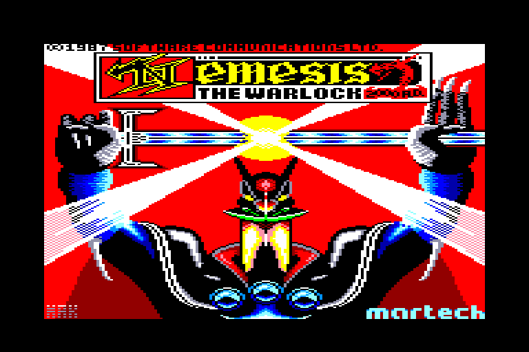 screenshot of the Amstrad CPC game Nemesis the Warlock by GameBase CPC