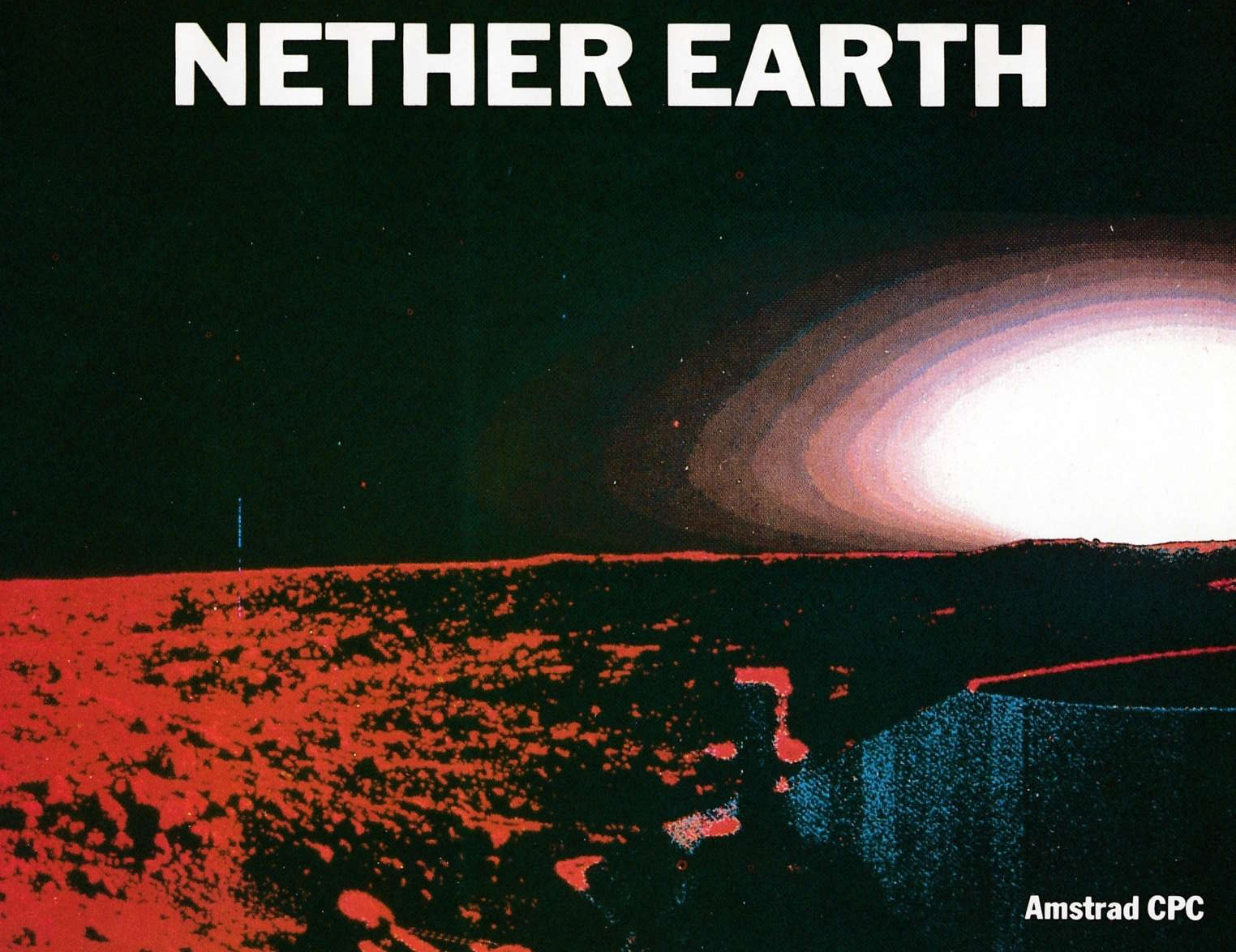 screenshot of the Amstrad CPC game Nether earth by GameBase CPC