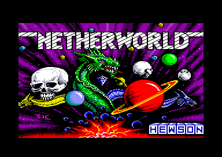 screenshot of the Amstrad CPC game Netherworld by GameBase CPC
