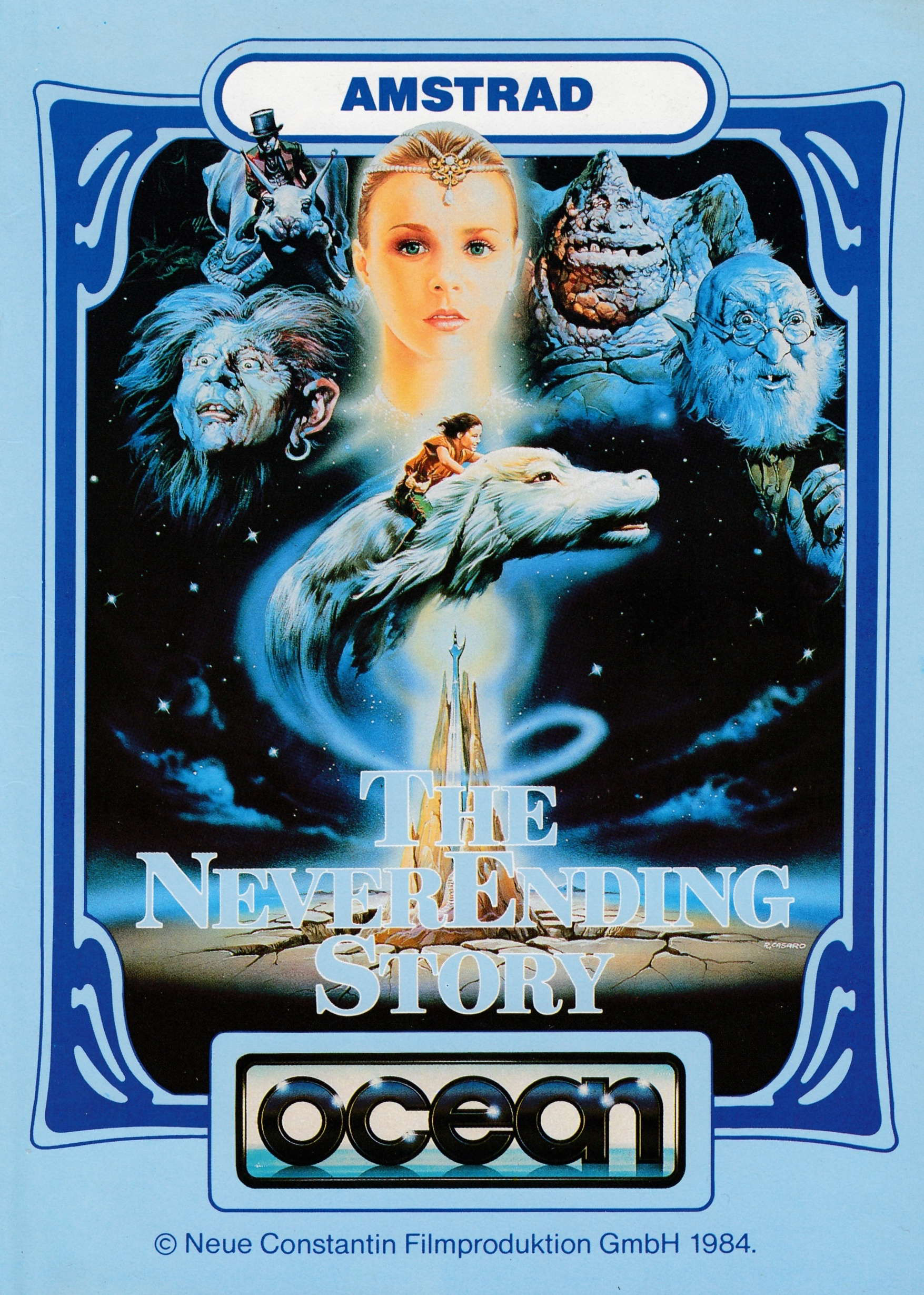 screenshot of the Amstrad CPC game Never ending story (the) by GameBase CPC