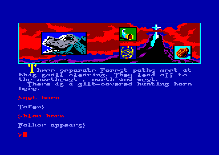 screenshot of the Amstrad CPC game Never Ending Story (the) by GameBase CPC