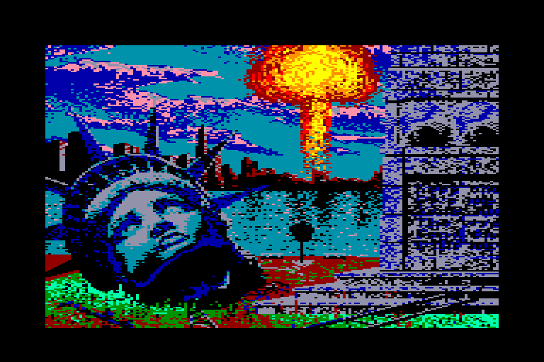 screenshot of the Amstrad CPC game New york warriors by GameBase CPC