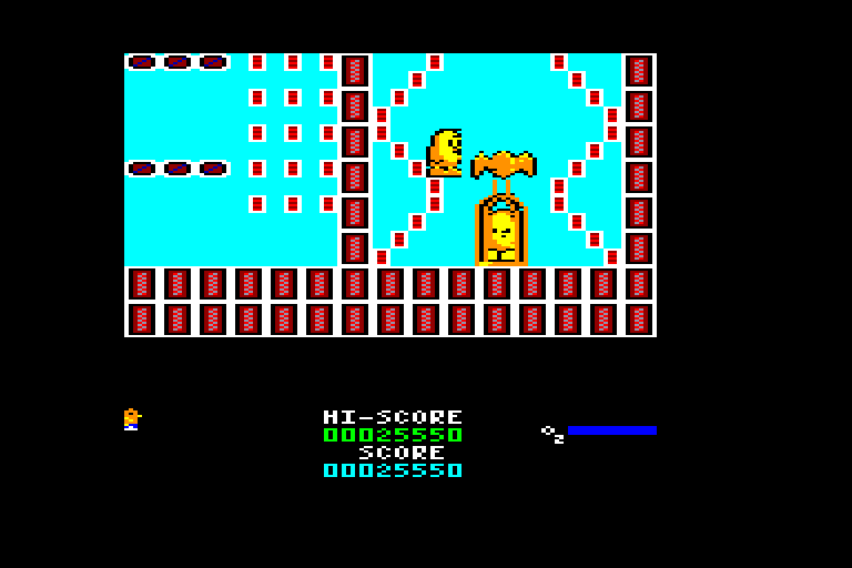 screenshot of the Amstrad CPC game New Zealand Story (the) by GameBase CPC