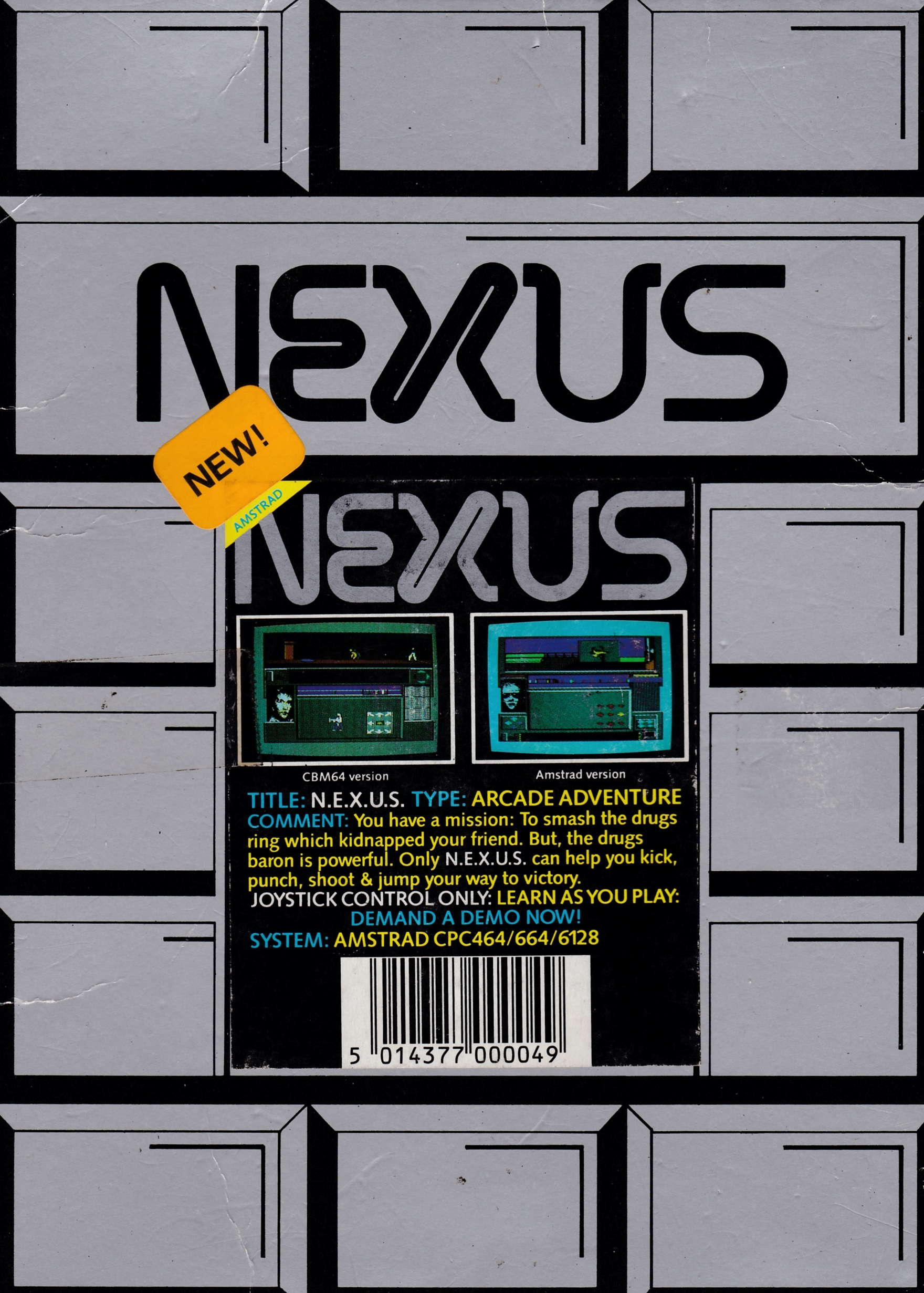 screenshot of the Amstrad CPC game Nexus by GameBase CPC