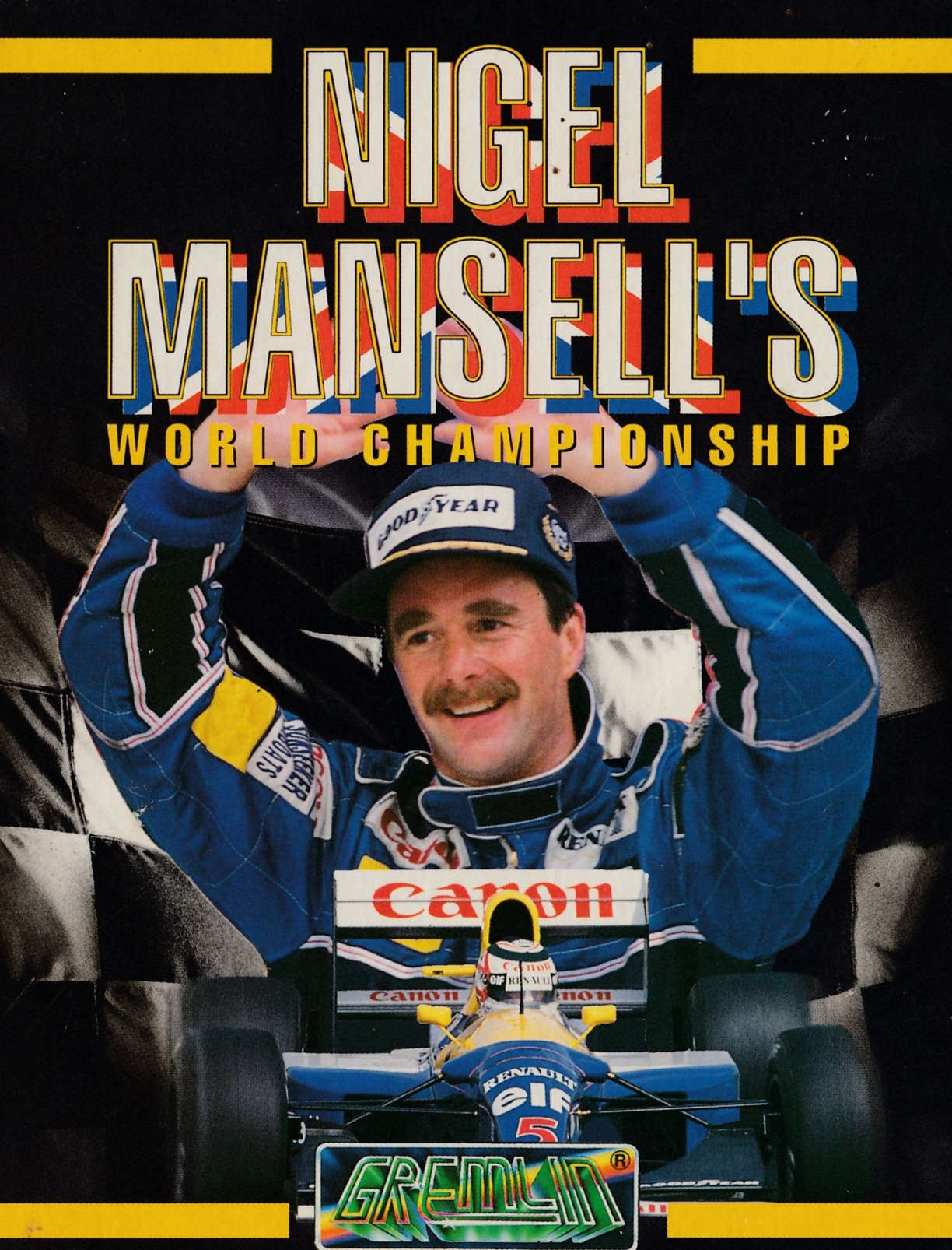 cover of the Amstrad CPC game Nigel Mansell's World Championship  by GameBase CPC