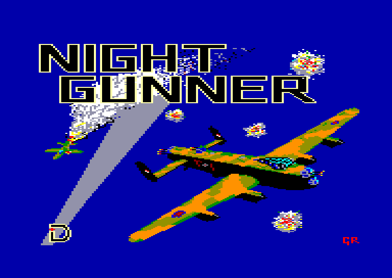 screenshot of the Amstrad CPC game Night gunner by GameBase CPC