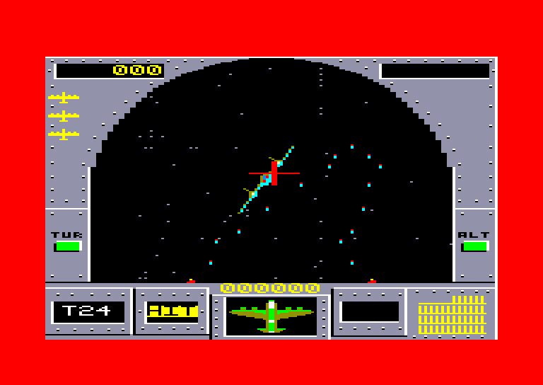 screenshot of the Amstrad CPC game Night gunner by GameBase CPC