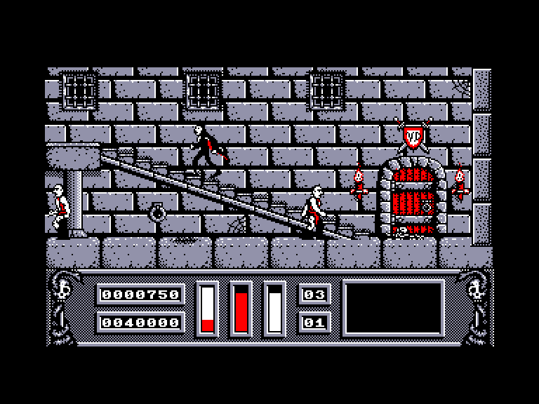 screenshot of the Amstrad CPC game Night Hunter by GameBase CPC