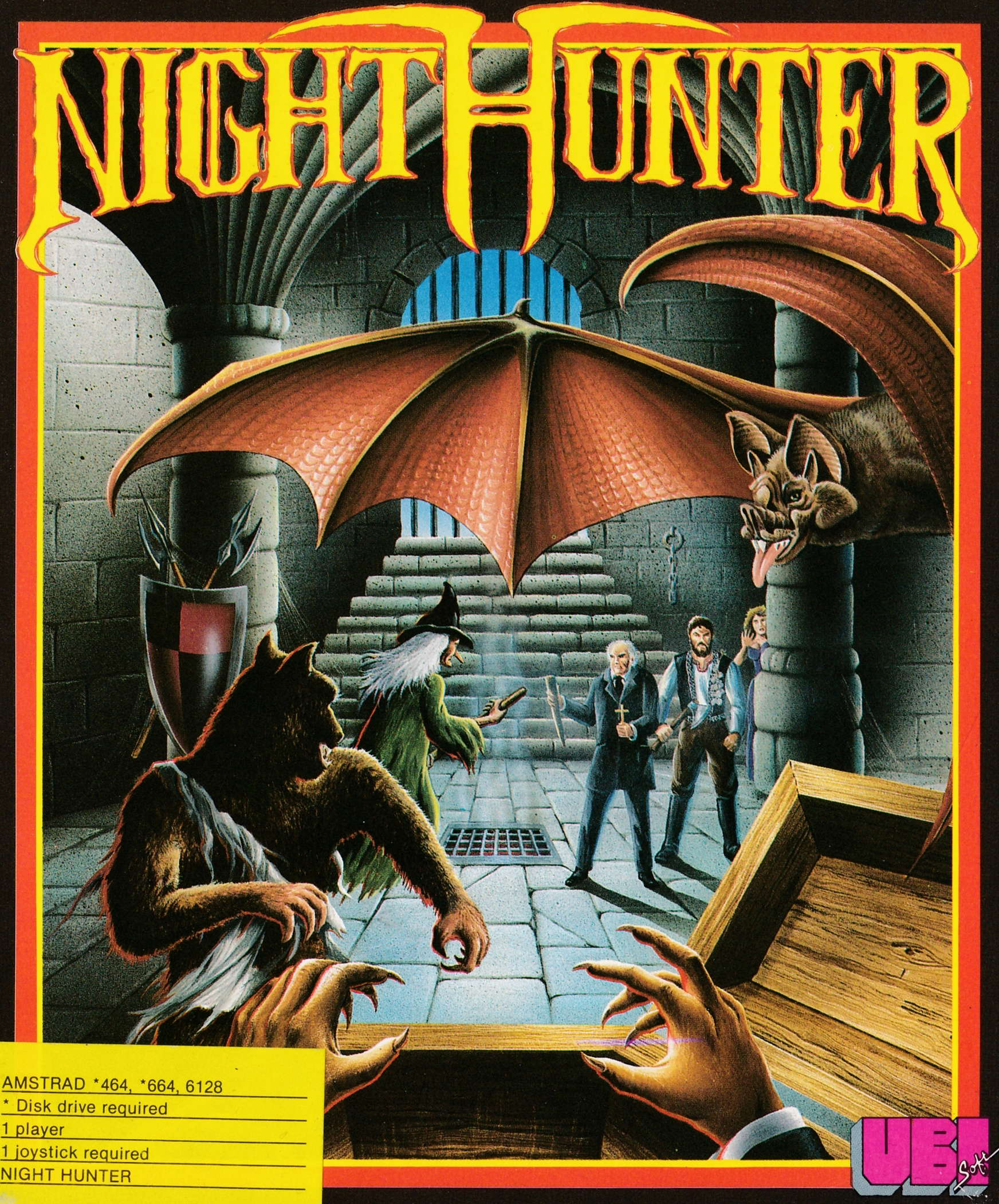 cover of the Amstrad CPC game Night Hunter  by GameBase CPC