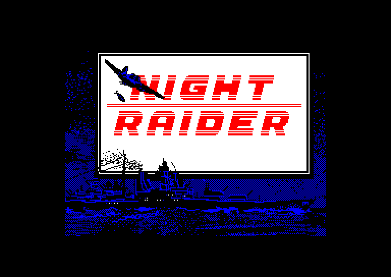 screenshot of the Amstrad CPC game Night raider by GameBase CPC