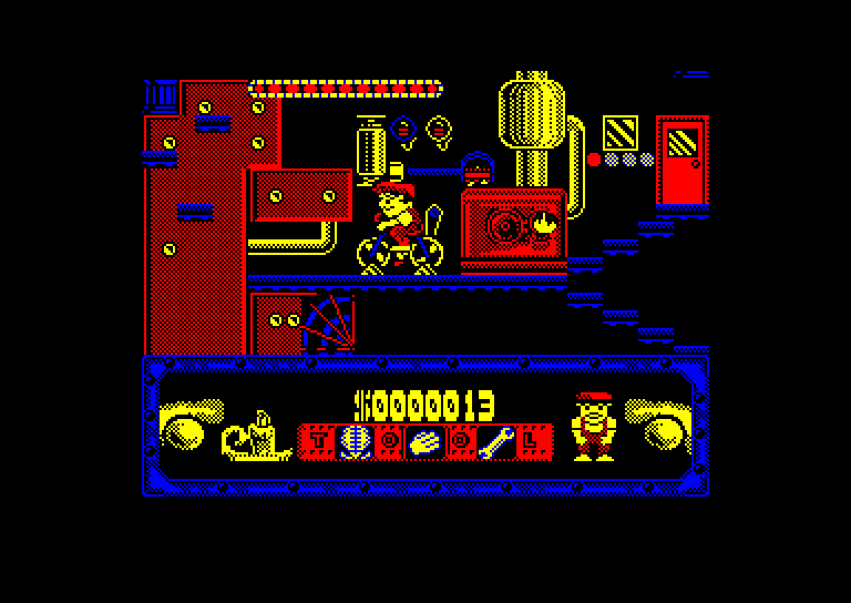 screenshot of the Amstrad CPC game Night shift by GameBase CPC