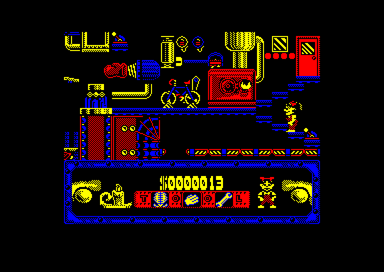 screenshot of the Amstrad CPC game Night shift by GameBase CPC