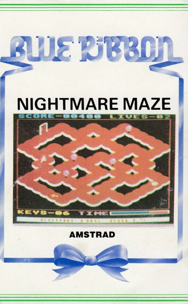 screenshot of the Amstrad CPC game Nightmare maze by GameBase CPC