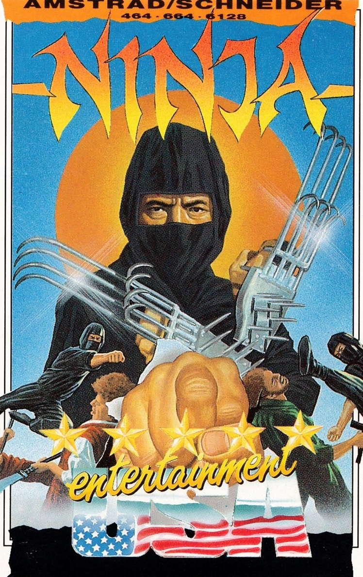 screenshot of the Amstrad CPC game Ninja by GameBase CPC