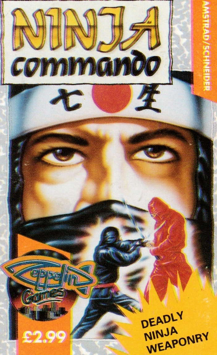 cover of the Amstrad CPC game Ninja Commando  by GameBase CPC