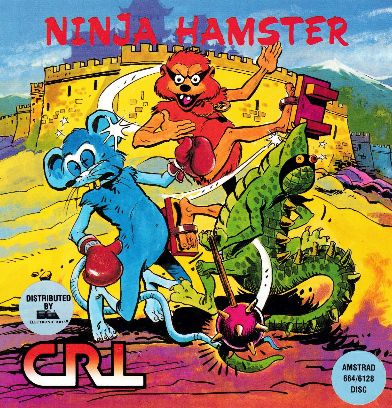 cover of the Amstrad CPC game Ninja Hamster  by GameBase CPC