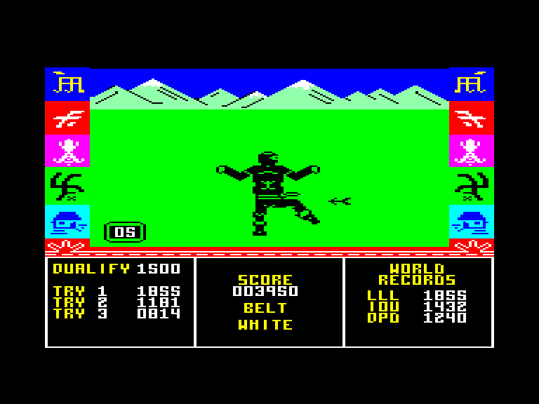 screenshot of the Amstrad CPC game Ninja Master by GameBase CPC