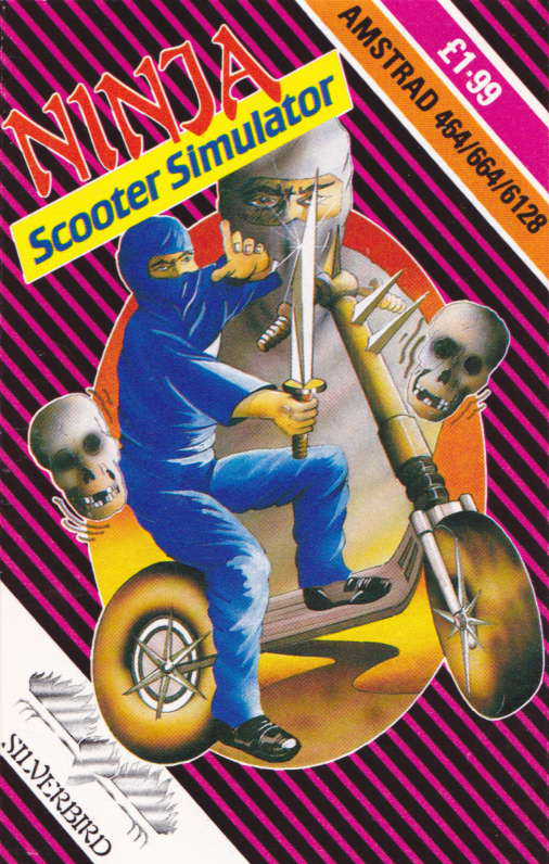 cover of the Amstrad CPC game Ninja Scooter Simulator  by GameBase CPC